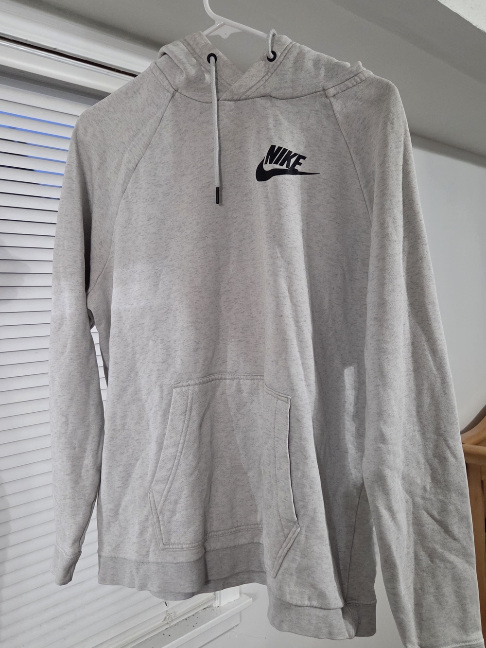 Nike Women's Light Gray Pullover Hoodie